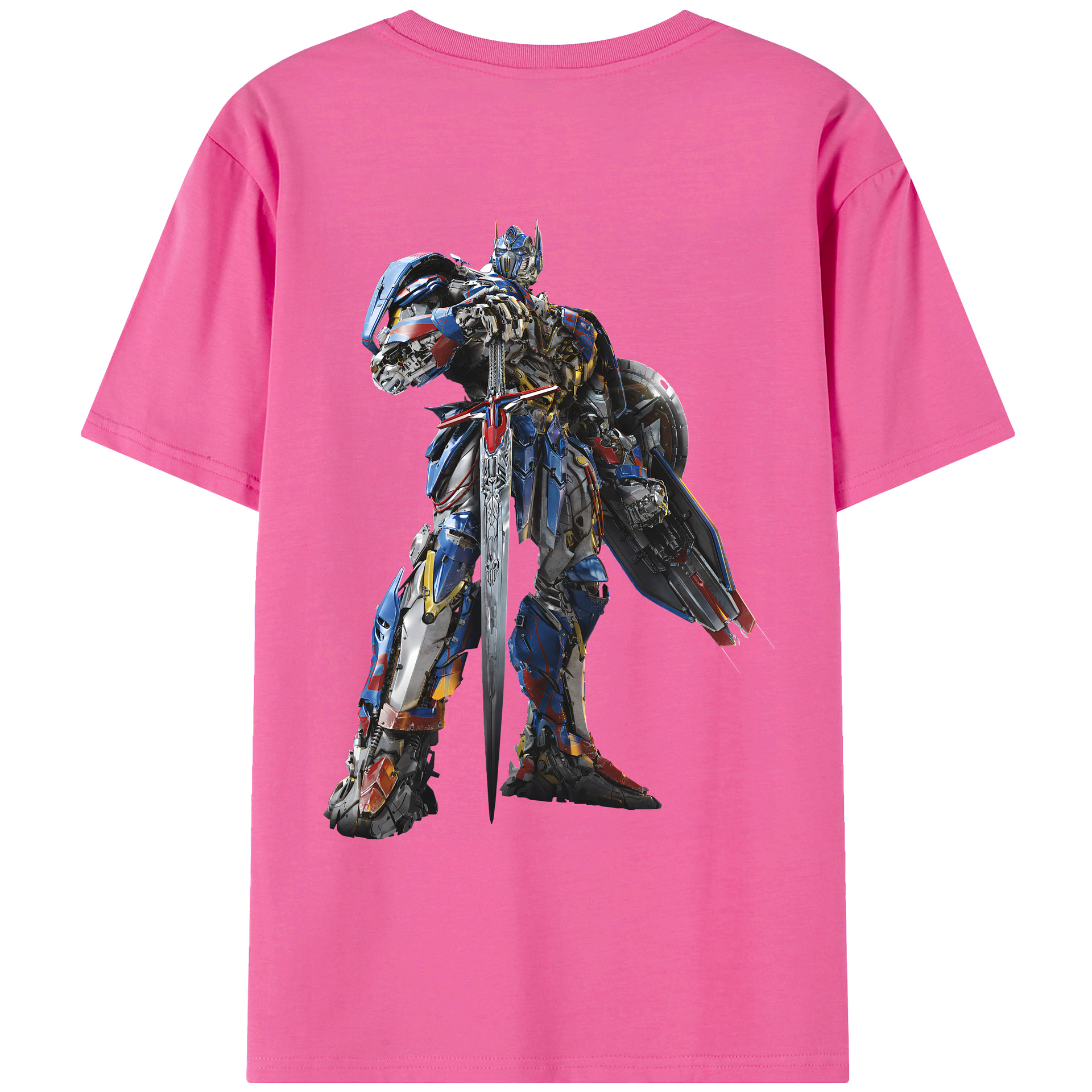 （画像用） Transformers トランスフォーマー レディース半袖Tシャツ(バックプリント)
